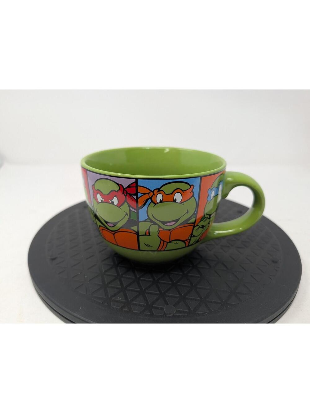 TMNT Teenage Mutant Ninja Turtles 24oz Ceramic Mug Cup Soup 2016